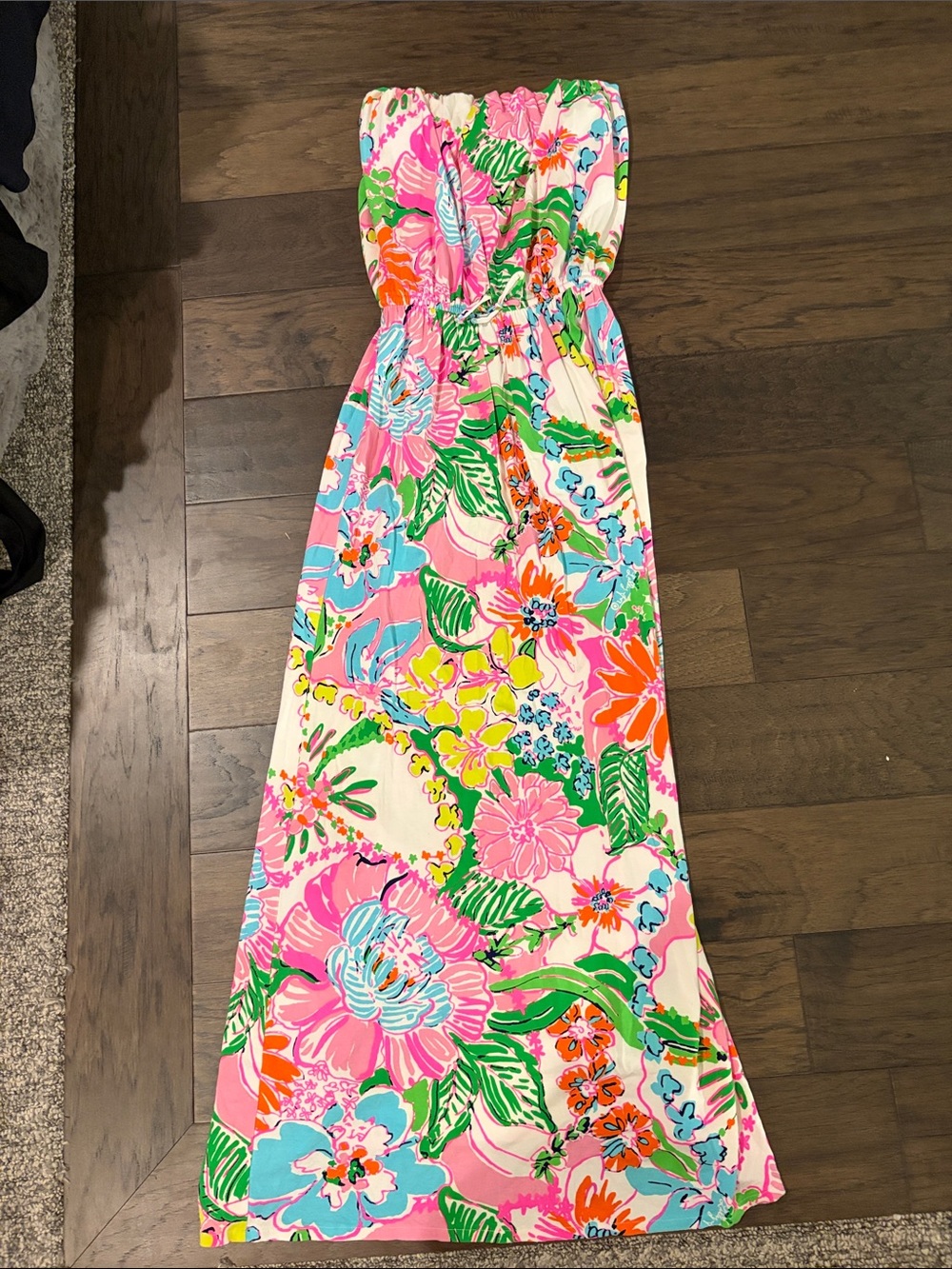 Lilly Pulitzer for Target Nosey Posey Maxi Dress Sz M - Picture 3 of 7